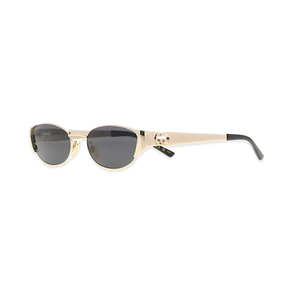GUCCI Women's Metal Sunglasses "Gold"