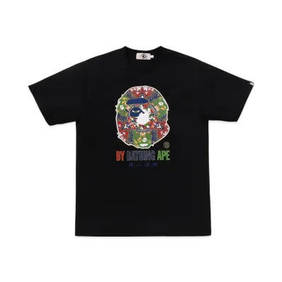 A BATHING APE Japan By Bathing Ape Tee "Black"
