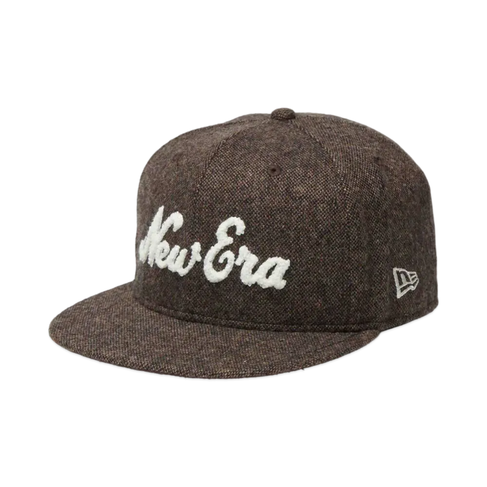 NEW ERA Golf 9Fifty Nep Tweed Nep Wool Old Logo "Brown"