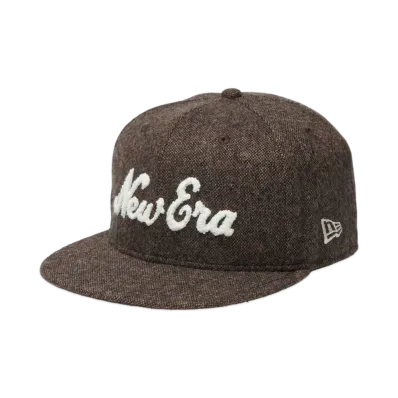 NEW ERA Golf 9Fifty Nep Tweed Nep Wool Old Logo "Brown"