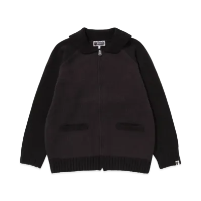 A BATHING APE x October's Very Own OVO Cowichan Sweater "Gray"