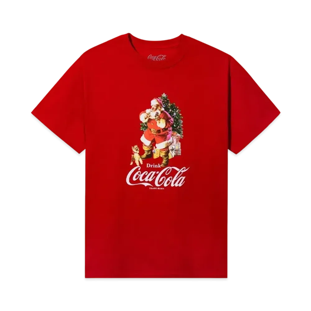 ANTI SOCIAL SOCIAL CLUB x Coca-Cola Santa Social Tee "Fiery Red"