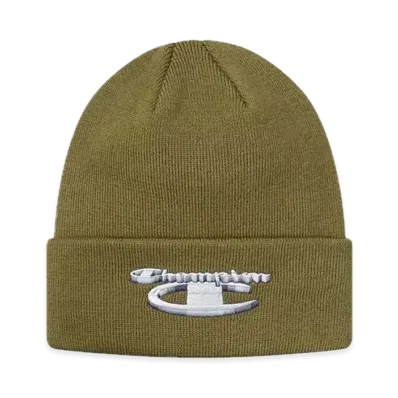 Supreme x Champion 3D Metallic Beanie "Olive"