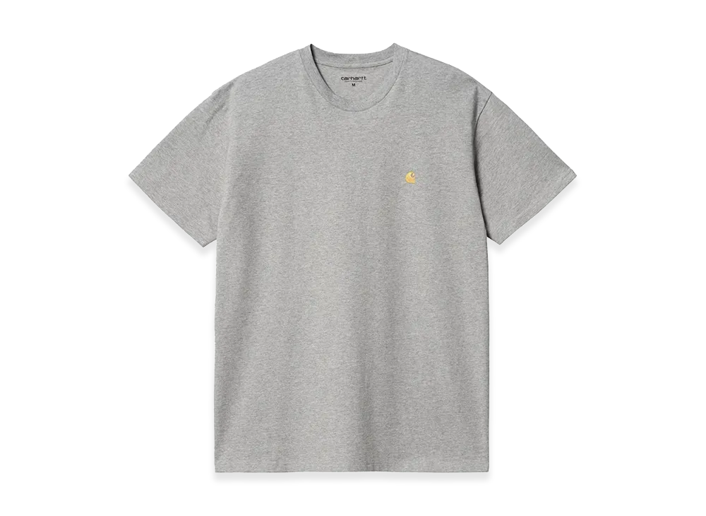 Carhartt WIP S/S Chase T-Shirt "Grey Heather/Gold"