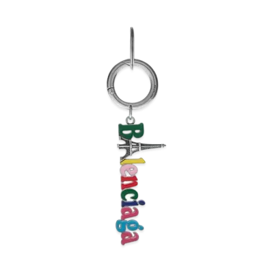BALENCIAGA Paris Souvenir Bag Charm/Keychain "Multicolor"