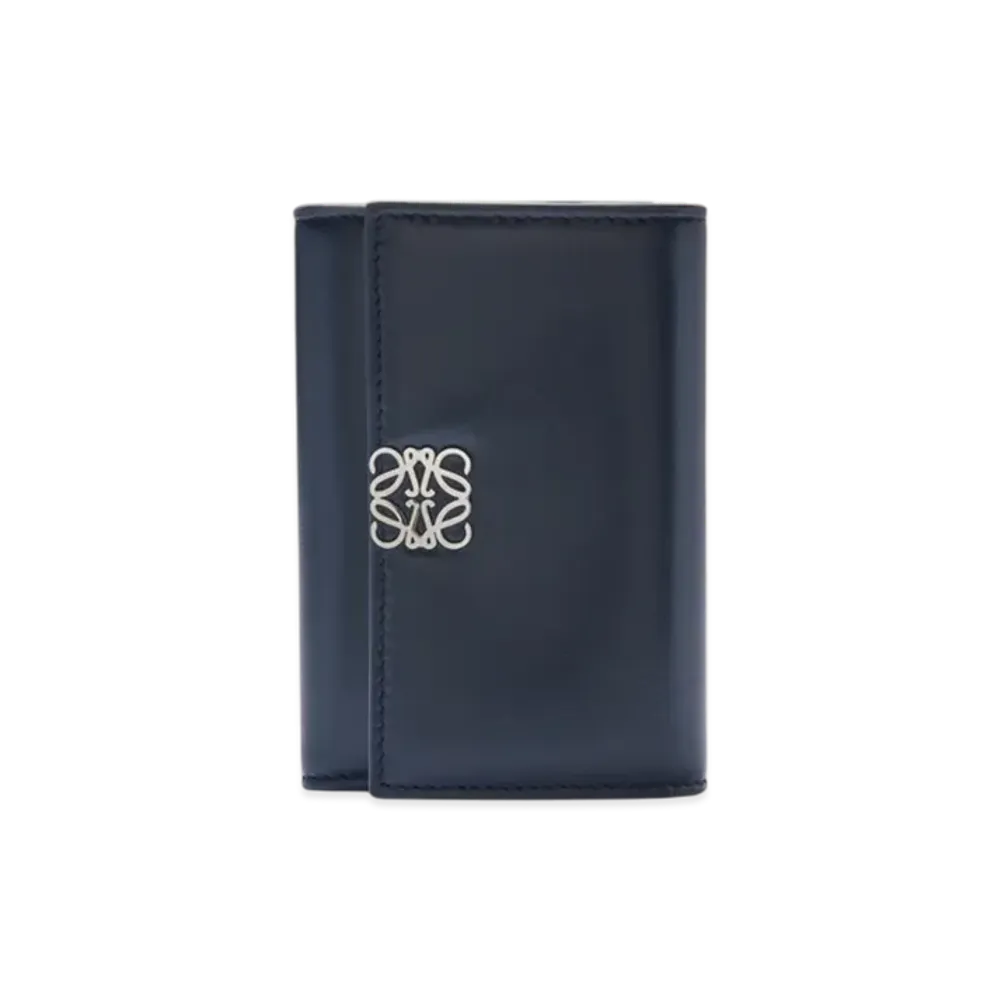 LOEWE Puffer Anagram Vertical Wallet Small "Deep Navy"