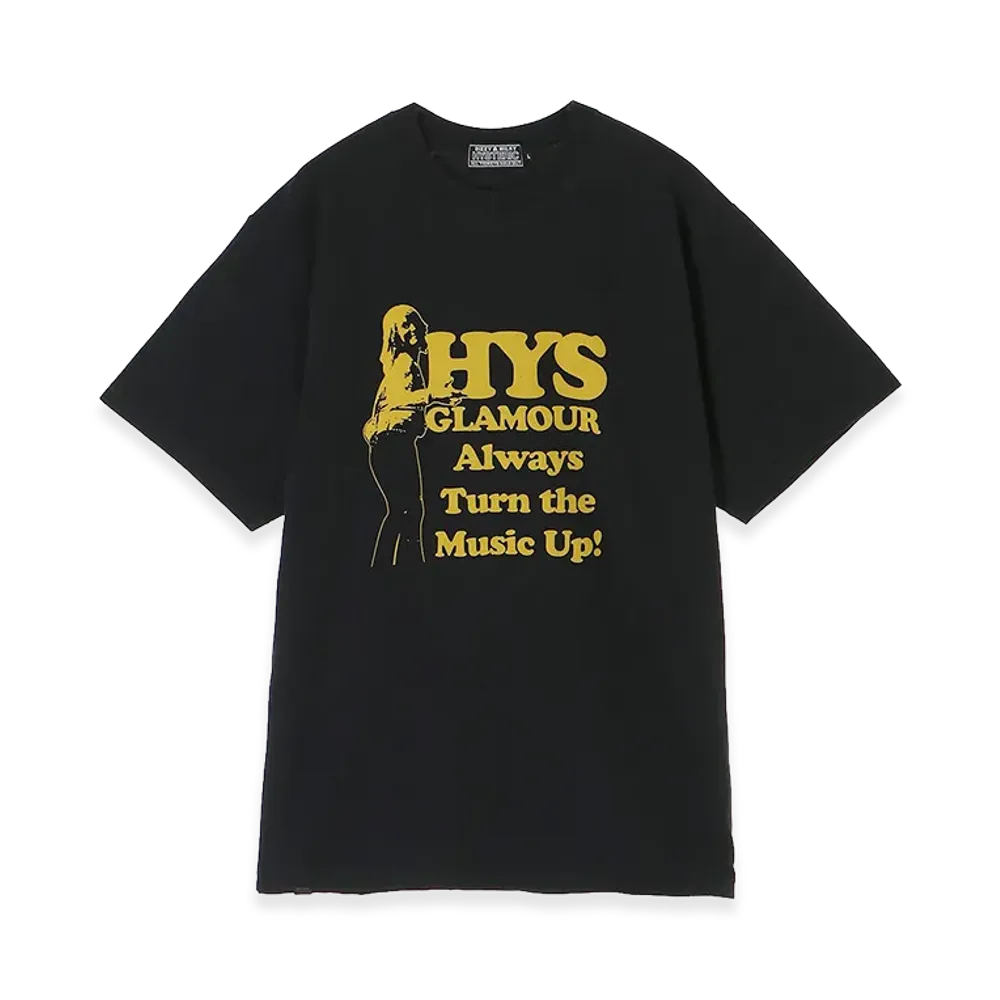 HYSTERIC GLAMOUR Super Kinky Sounds Tee "Black"