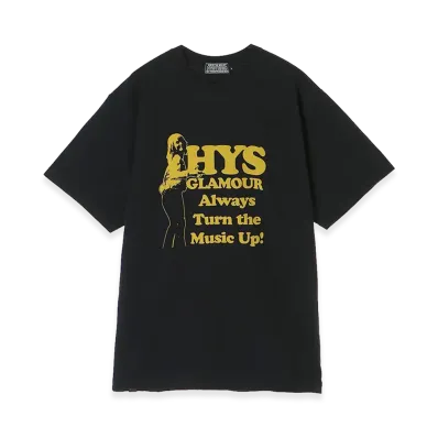HYSTERIC GLAMOUR Super Kinky Sounds Tee "Black"