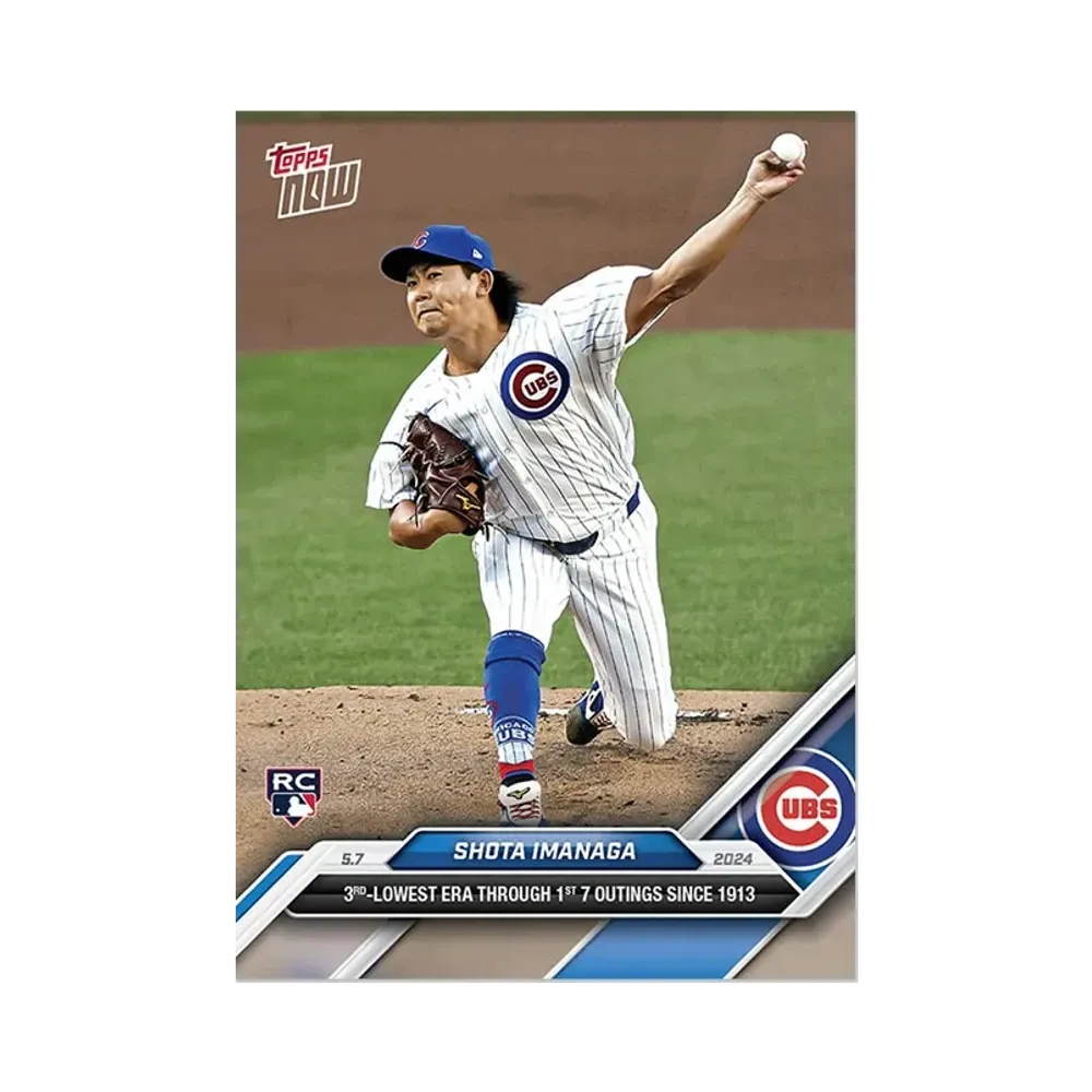 Shota Imanaga [165](2024 MLB Topps NOW Card)