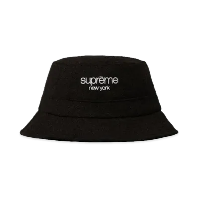 Supreme Harris Tweed Classic Logo Crusher "Black"