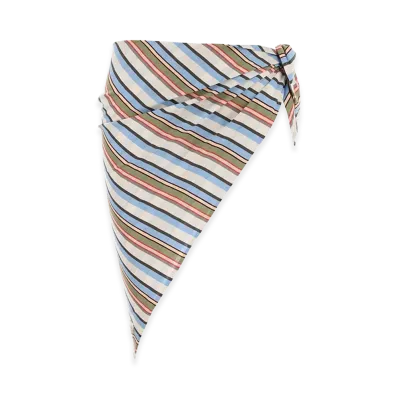 PRADA Women's Embroidered Cotton Sarong "Multicolor"