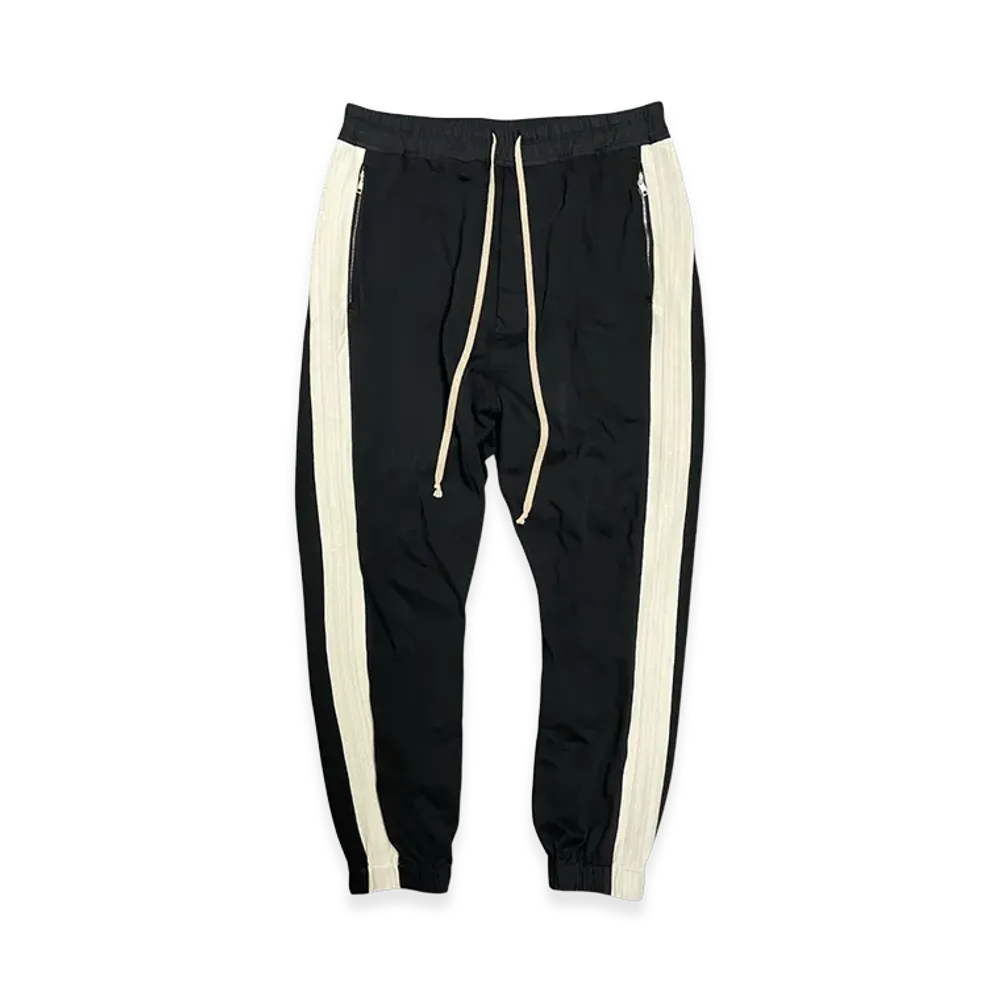 Rick Owens 19AW Side Line Track Pants "Black"