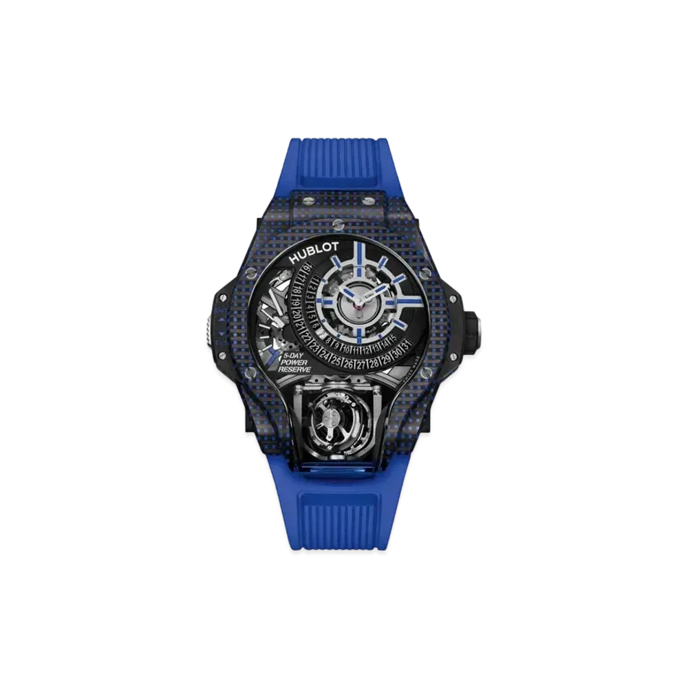 HUBLOT MP MP-09 Tourbillon Bi-Axis Blue 3D Carbon 49mm