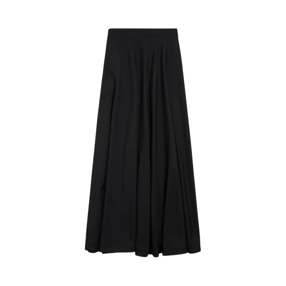 BALENCIAGA Women's Low Waist Maxi Skirt "Black"