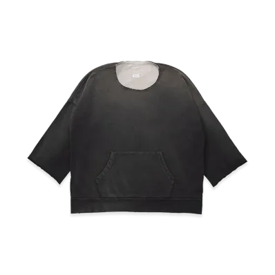 visvim Burrow Dual Sweat Crash "Black"