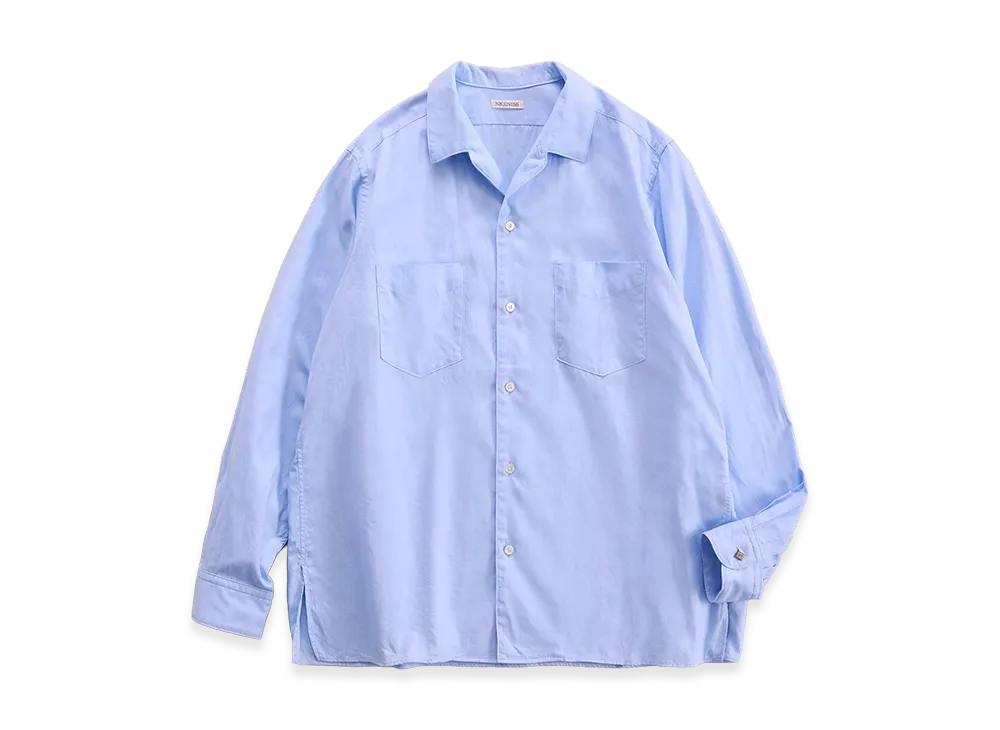 NICENESS C.Romeo Double Pocket Oxford Dress Shirt "Sax"