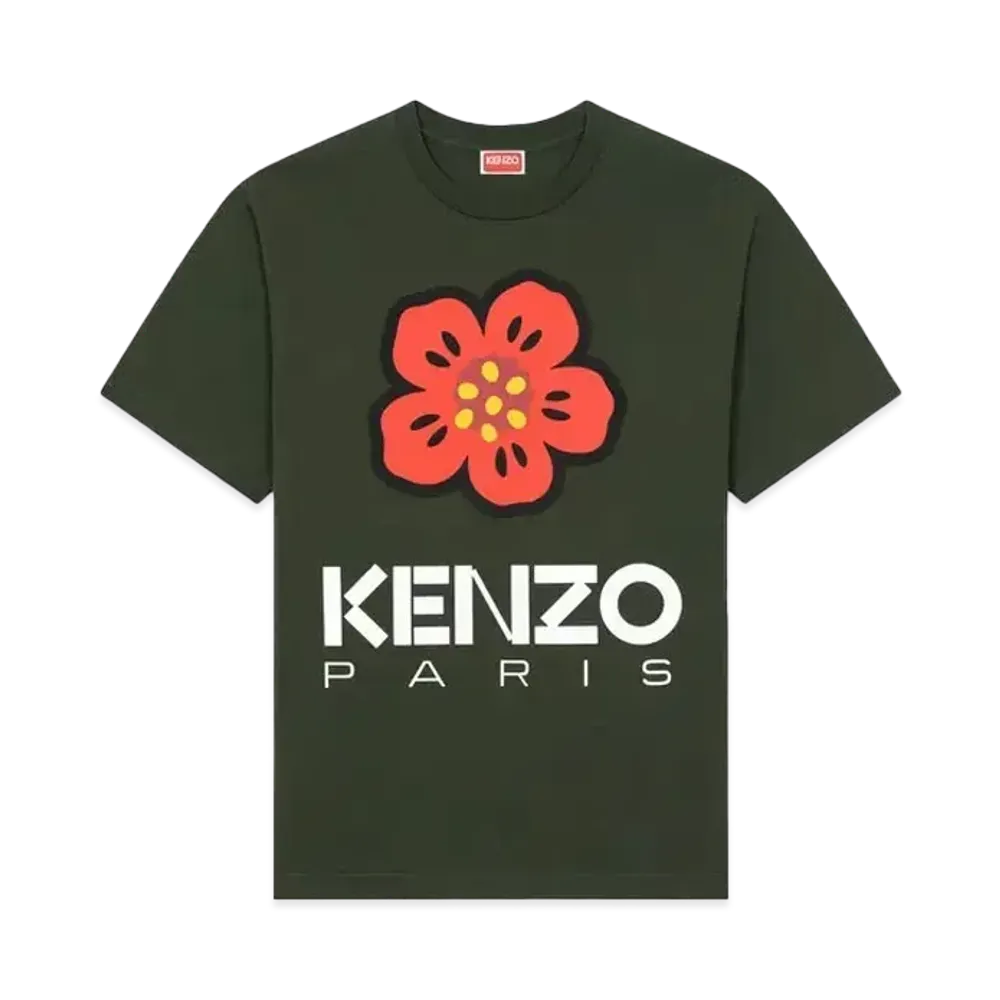 KENZO 'BOKE FLOWER' Classic T-shirt "Dark Khaki"