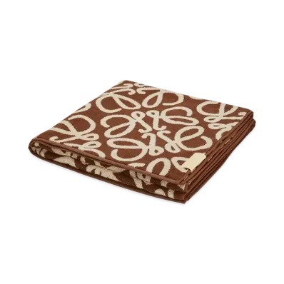 LOEWE Towel "Brown/Beige"