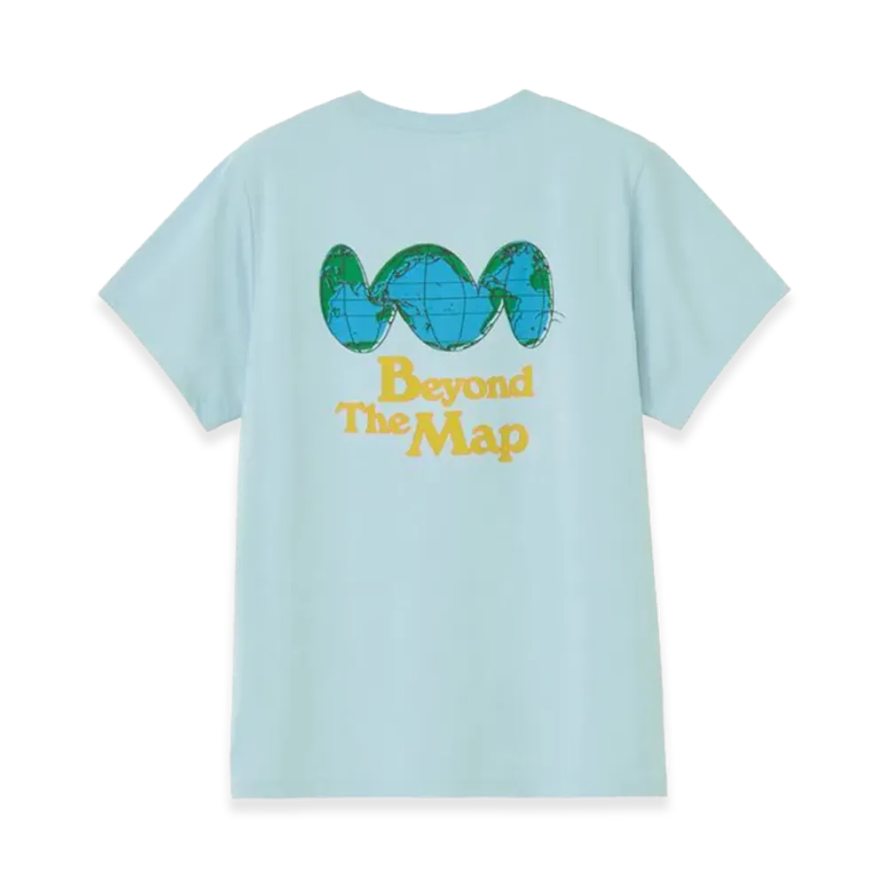 The North Face Women's Short Sleeve ES Beyond the Map Tee "Celestial Blue"
