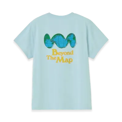 The North Face Women's Short Sleeve ES Beyond the Map Tee "Celestial Blue"