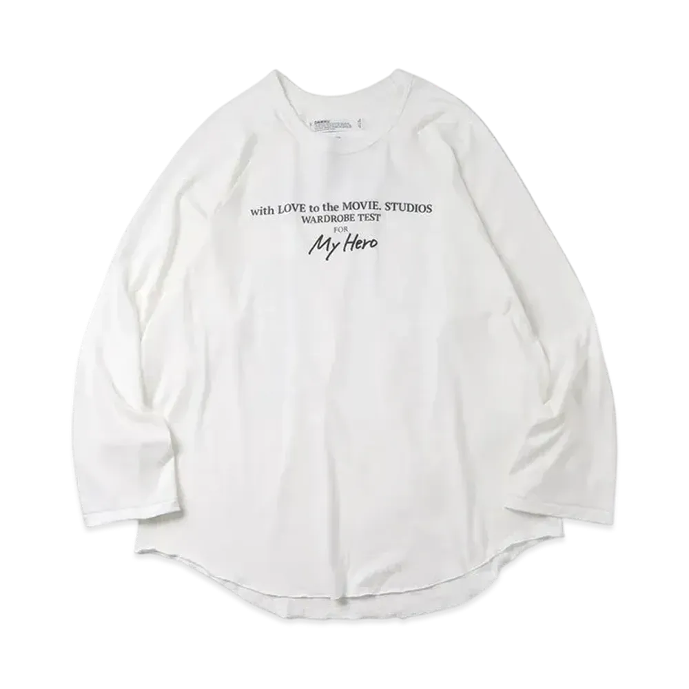 DAIRIKU Tour Big Raglan Tee "White"
