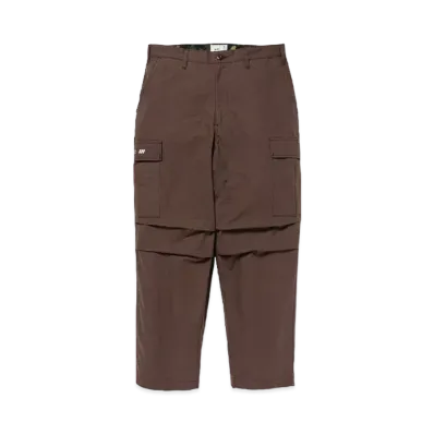 WTAPS MILT9601 / Trousers / Cotton. Ripstop. Identity "Brown"