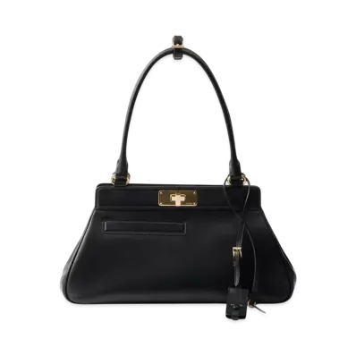 PRADA Medium Leather Handbag "Black"
