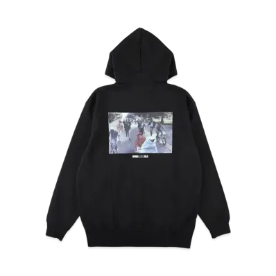 WIND AND SEA x E.T. Bmx Chase Zip Up Sweatshirt "Black"