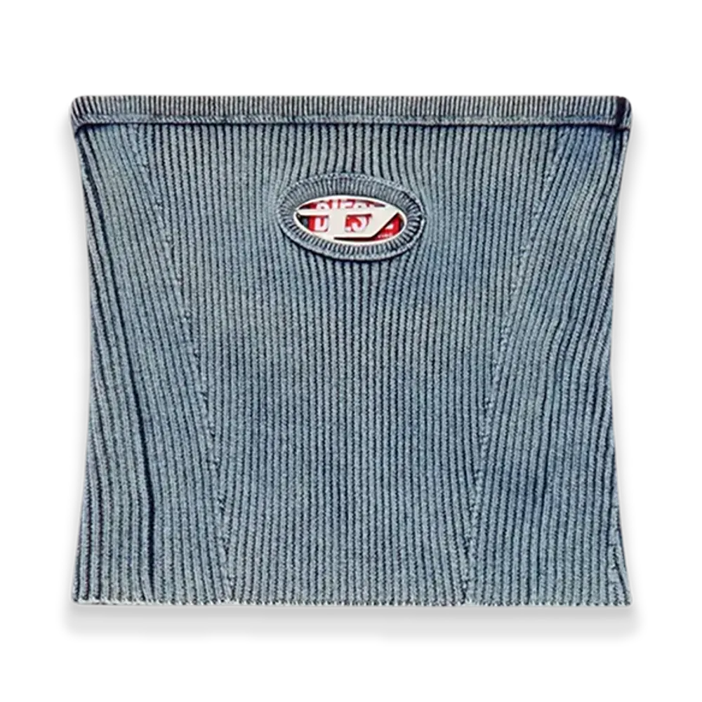 Diesel M-Clarksvillex-C Rib-Knit Tube Top With Oval D "Dark Blue"
