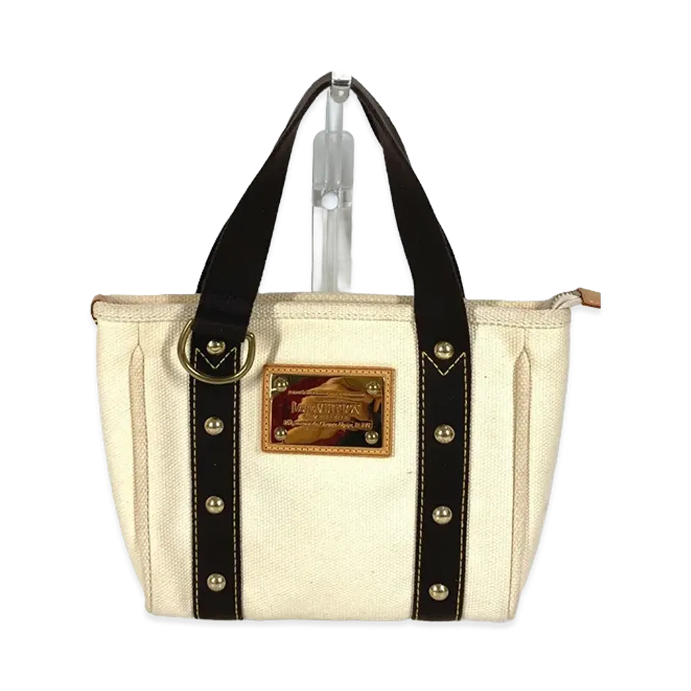 Louis Vuitton Cabas PM Antigua "White"