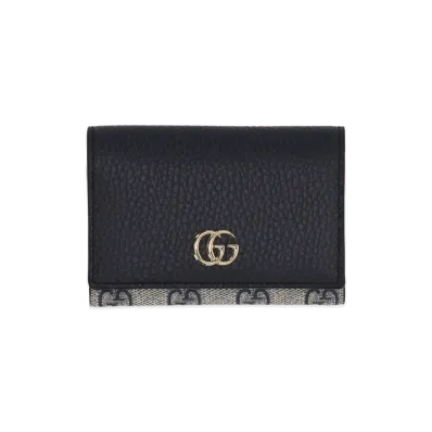 GUCCI Women's Wallets "Blu Beige"