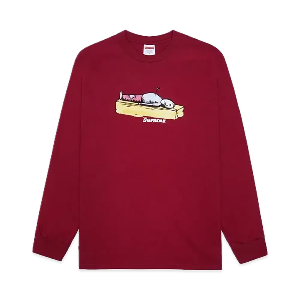 シュプリーム ニール ブレンダー アロウ エルエス Tシャツ "カーディナル"