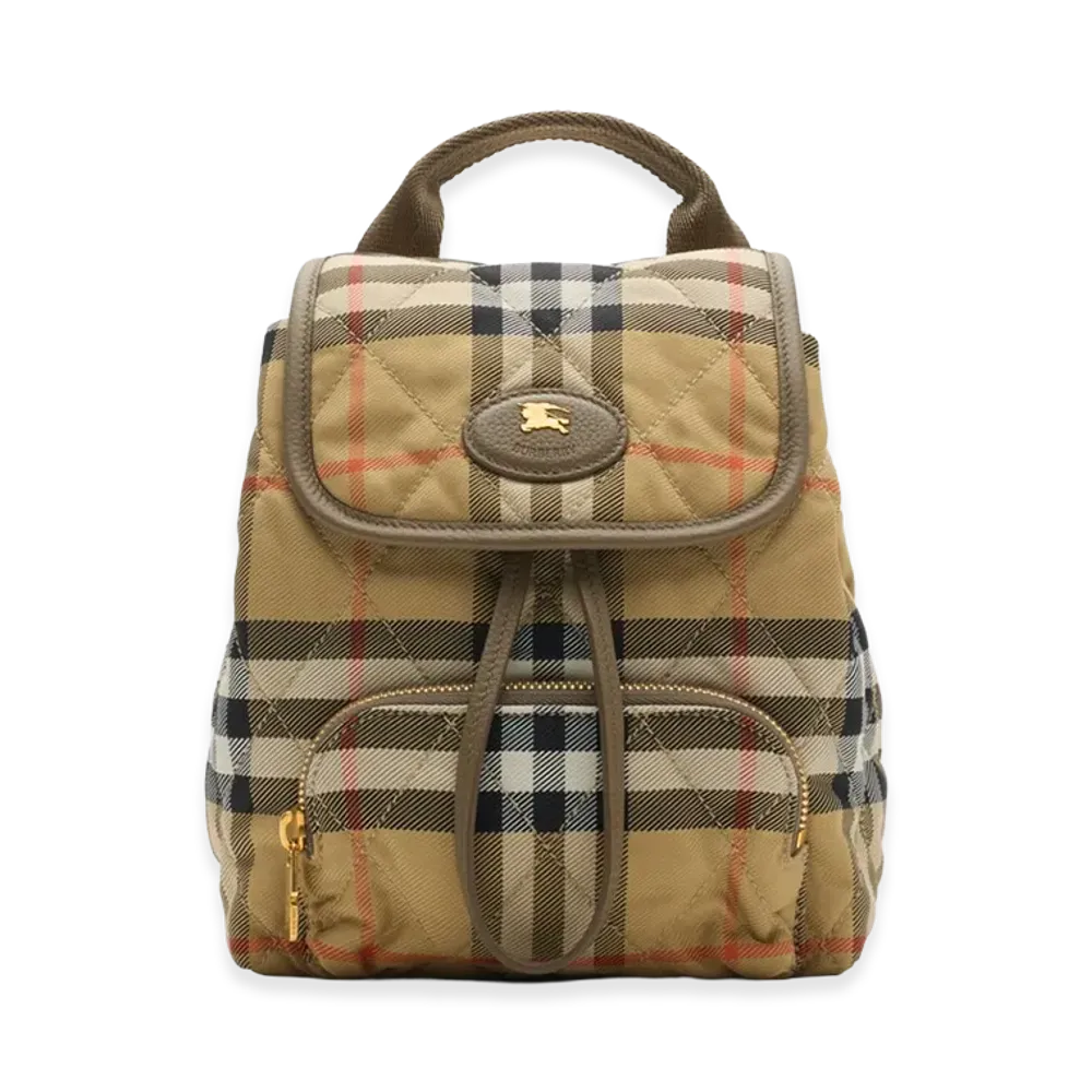 Burberry Women's Mini Horseshoe Backpack "Sand Beige"