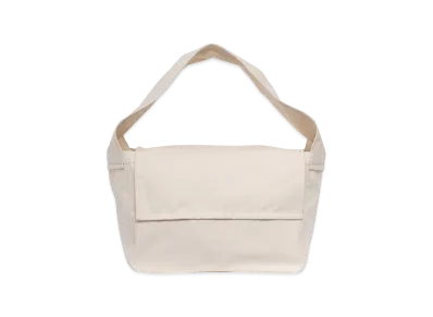 COMME des GARCONS CDG Cotton Canvas Postman Bag With Small Logo "Ecru"