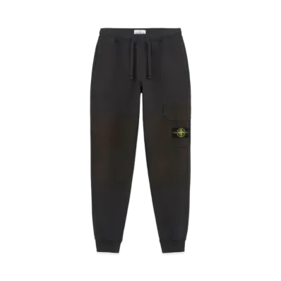 Stone Island 64020 Brushed Organic Cotton Fleece "Lead Gray"