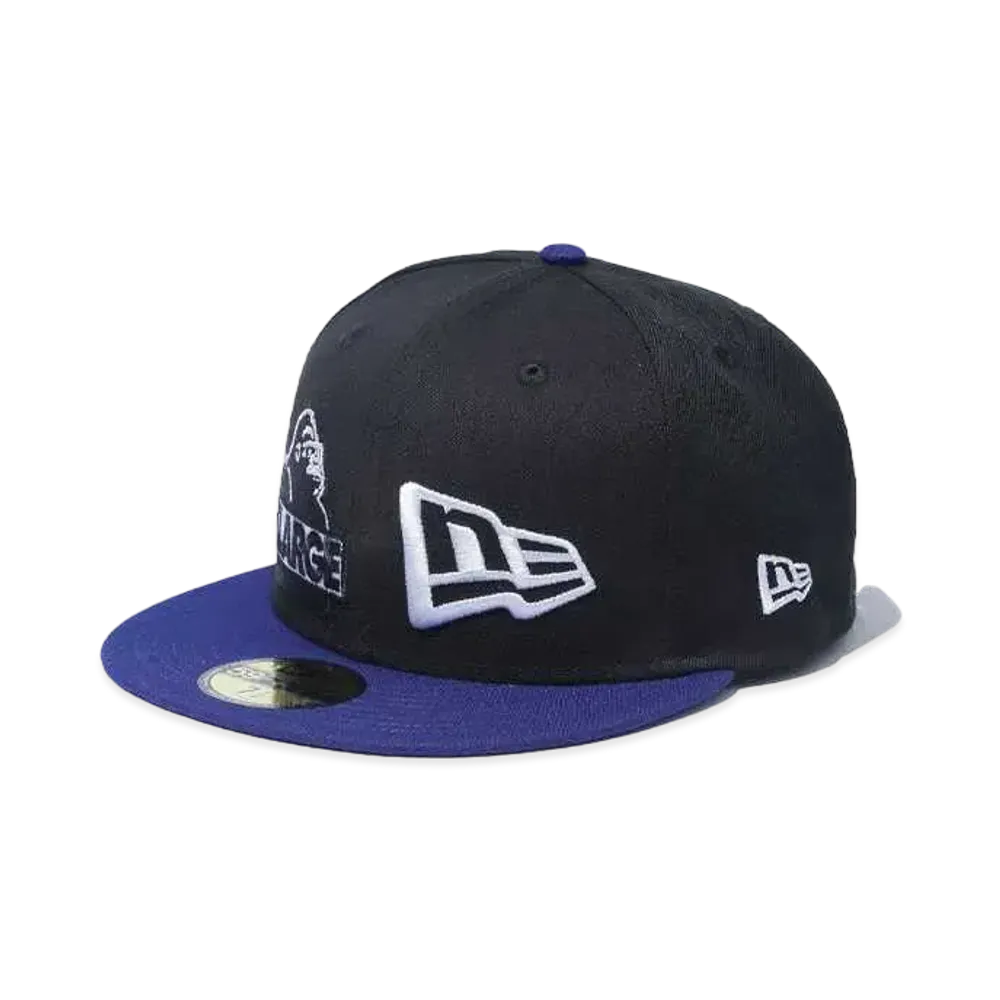 XLARGE XLARGE x NEWERA 2TONE MIX LOGO CAP 59FIFTY "BLACK"