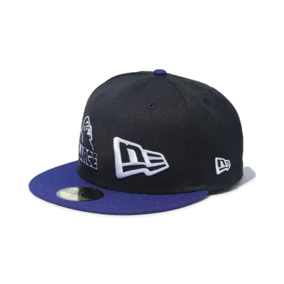 XLARGE XLARGE x NEWERA 2TONE MIX LOGO CAP 59FIFTY "BLACK"