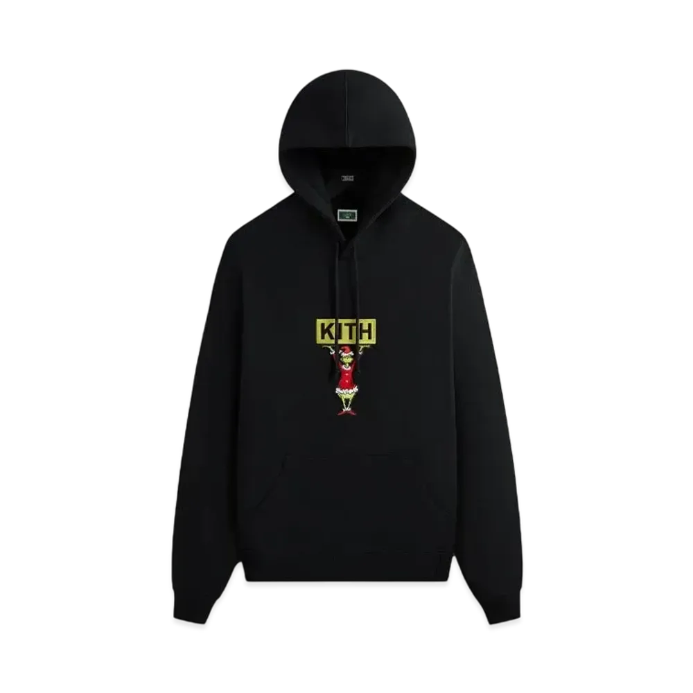 Kith x The Grinch Classic Logo Williams III Hoodie "Black Beauty"