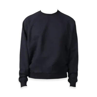 AURALEE Smooth Soft Sweat "Ink Black"