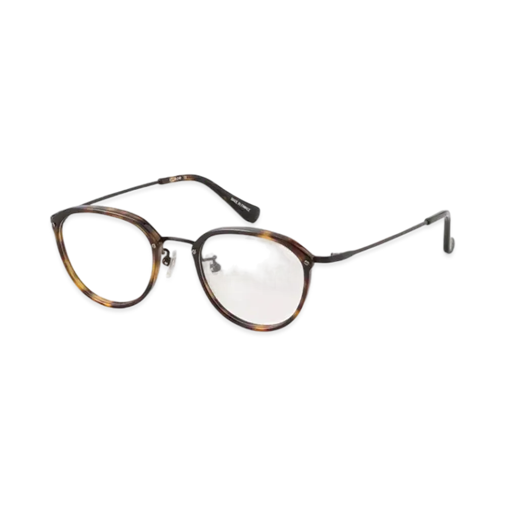 Yohji Yamamoto Y's EYEWEAR C "Demi Brown/Matt Black"