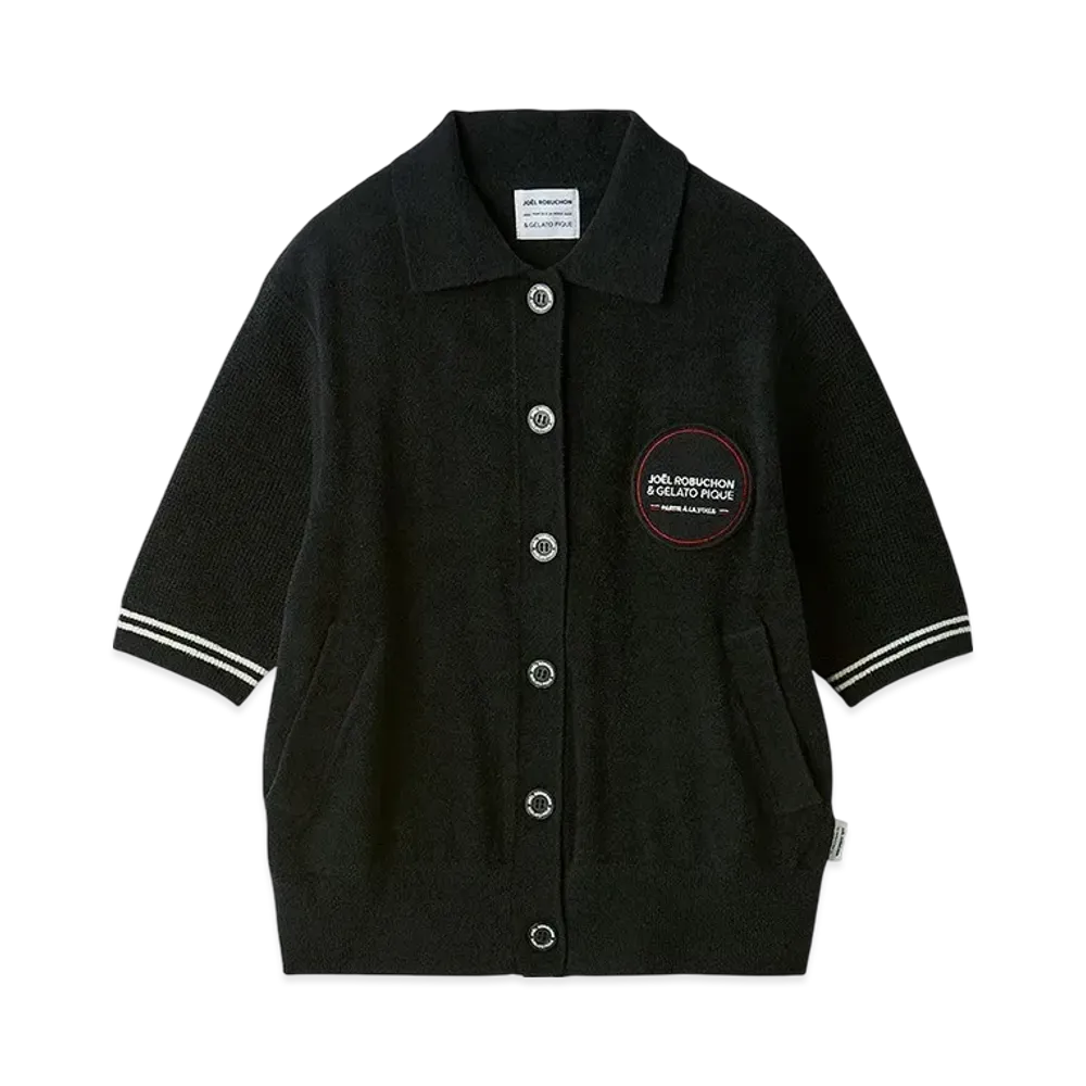 GELATO PIQUE x JOEL ROBUCHON Knit Shirt "Black"