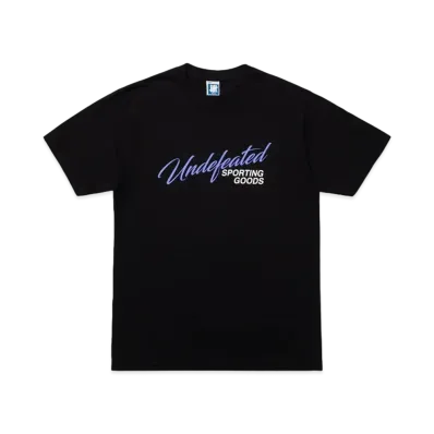 UNDEFEATED Script Shop S/S Tee "Black"