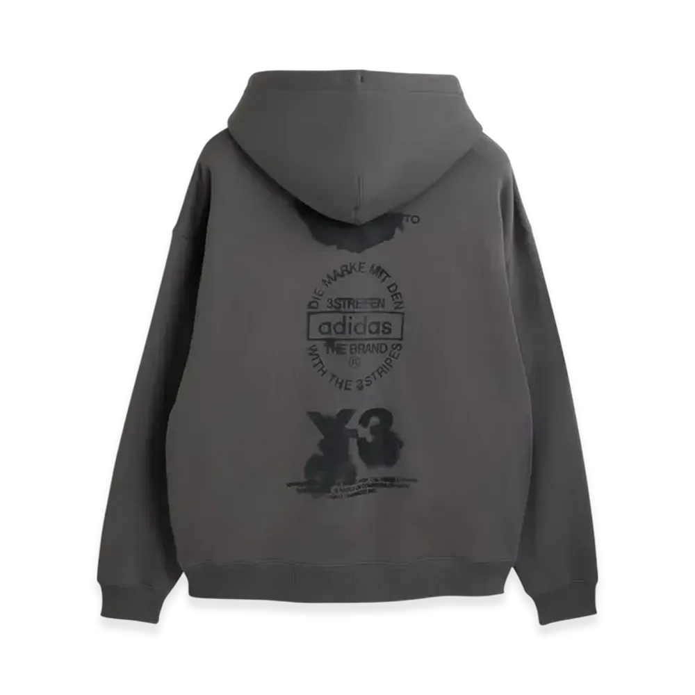 Y-3 Graphic Hoodie "Granite"