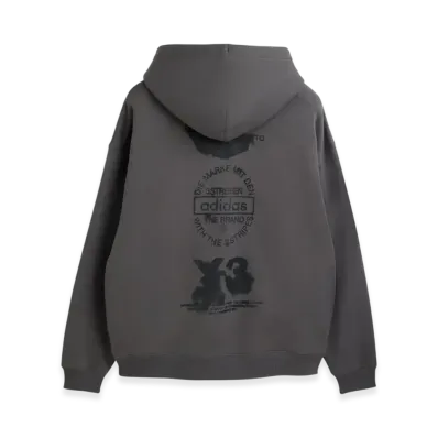 Y-3 Graphic Hoodie "Granite"