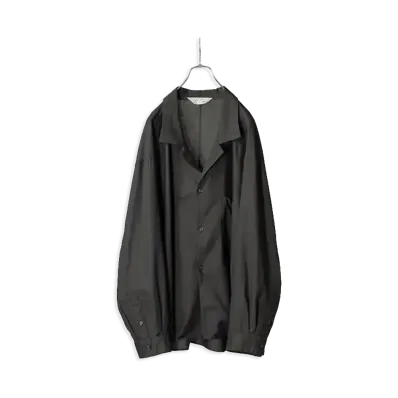 ANCELLM C/S Tailored Shirt "Black"