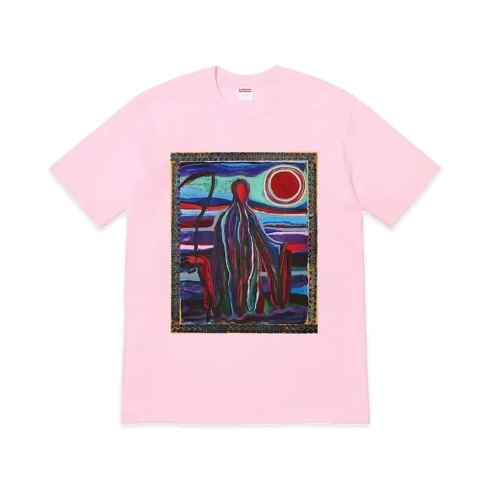 シュプリーム リーパー Tシャツ "ライト ピンク"