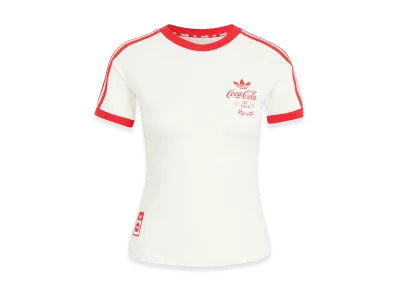 adidas x Coca-Cola Women's 3 Stripes Tee "Core White"