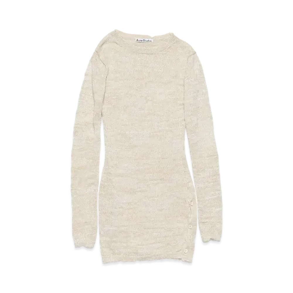 Acne Studios Crew Neck Knit Top "Off White"