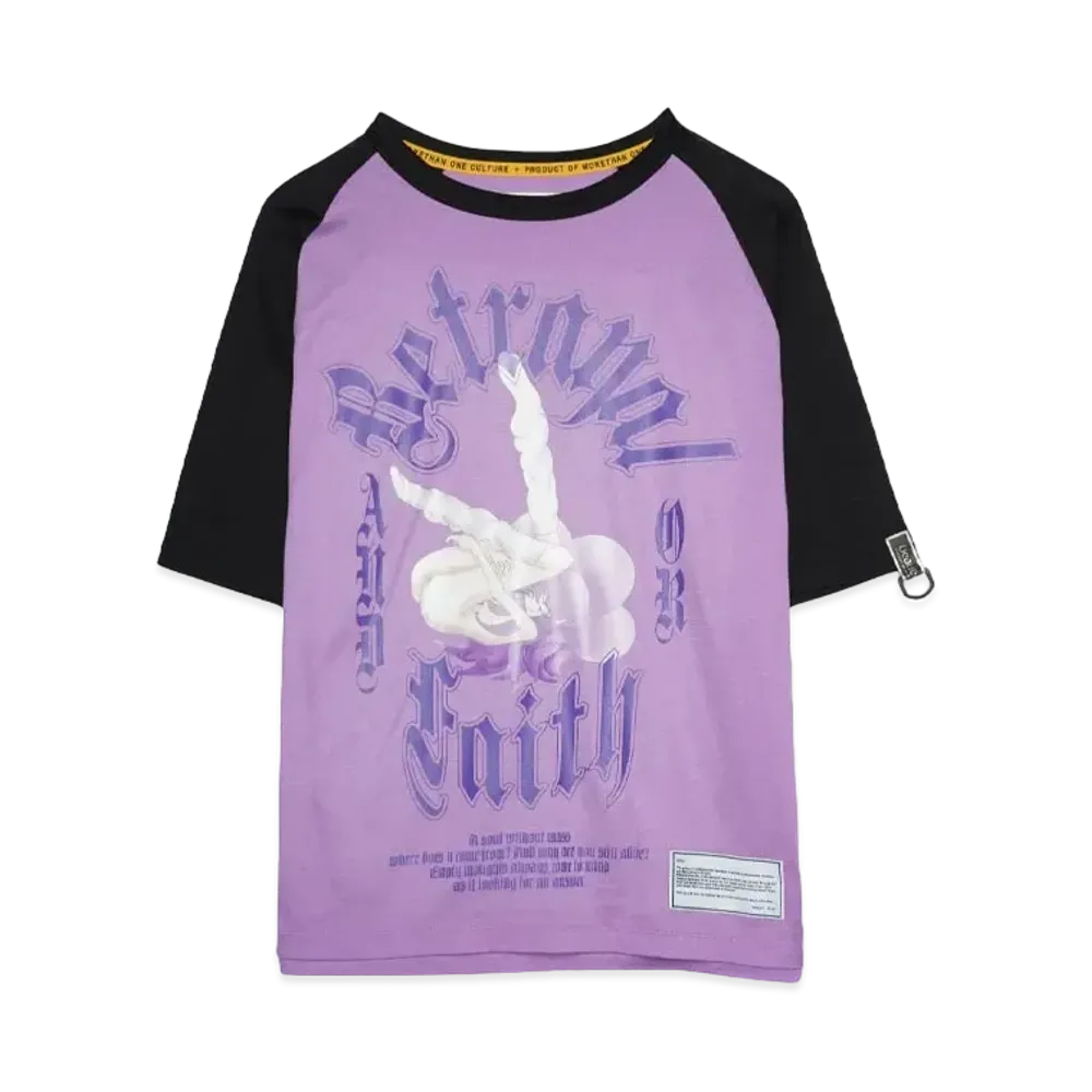 beauty:beast S/S TEE (PRIMO) "BLACKxPURPLE"