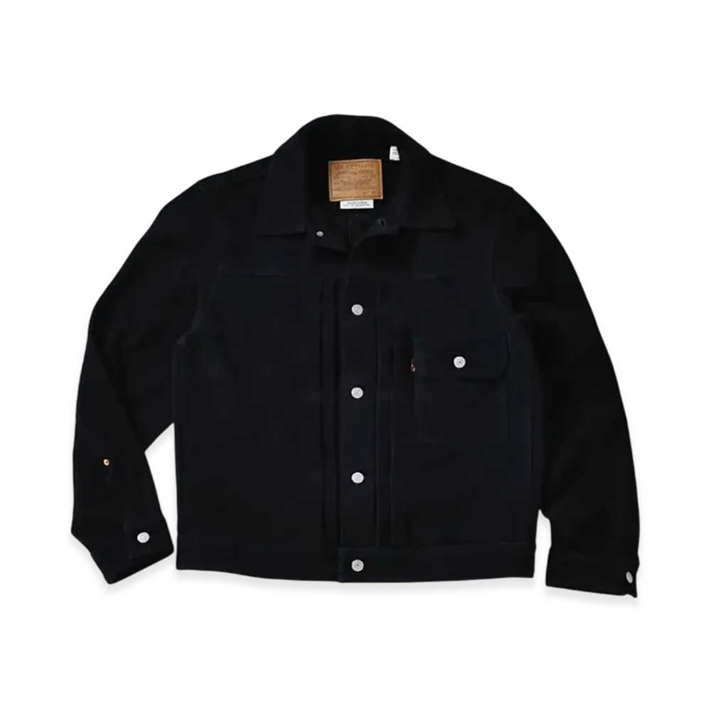 Levi's x JOURNAL STANDARD Type I Suede Trucker Jacket "Black"